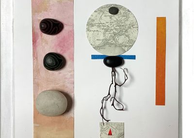 Kyra Clegg, Assemblages, 3D Collage, Between the Land and the Sea